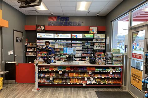 check out gas station